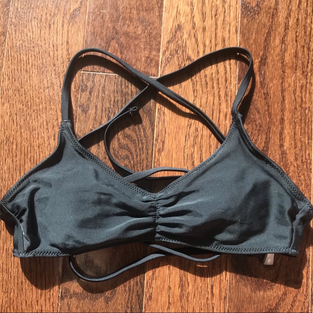 Super cute black bikini top